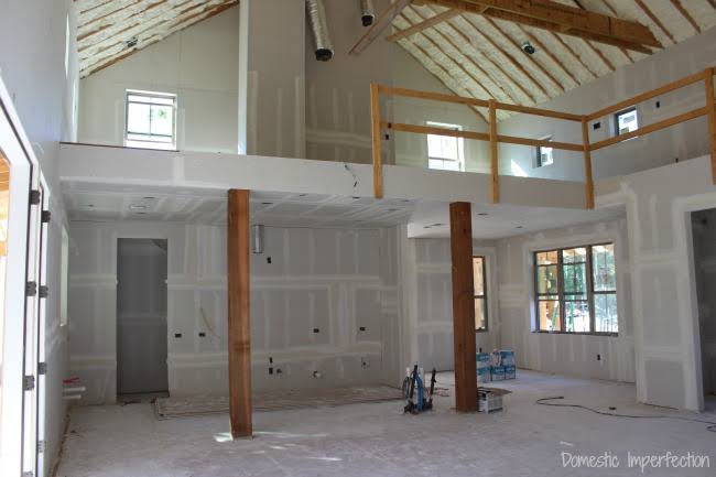 Finished drywall interior
